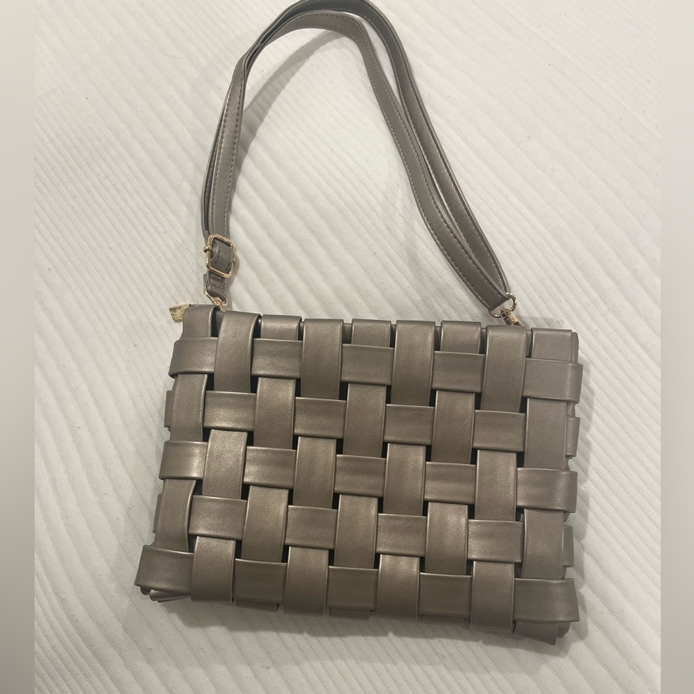 Anthropologie Lindy Woven Clutch